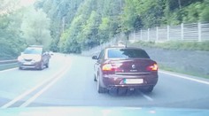 Drzosť, alebo totálna šialenosť? Nad správaním vodiča pod Strečnom ostáva stáť rozum