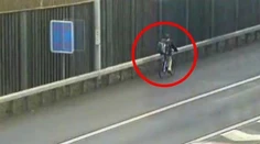 Cyklista si skrátil cestu domov. Poslúchol navigáciu a išiel po diaľnici