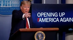 Trump predstavil trojfázový plán otvorenia Ameriky