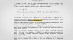 Kampaň k spojeným župným a komunálnym voľbám začne už v piatok