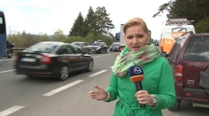 Dlhé kolóny za Žilinou v smere na Kysuce. Vodiči zúria