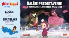 Šou Máša a medveď na ľade pridala v Bratislave už štvrté predstavenie