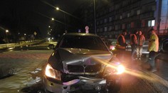 FOTO: Opitý vodič nafúkal 5,5 promile, pred zastavením zdemoloval všetko, čo sa dalo