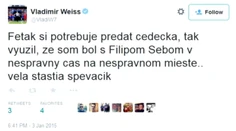 Odkaz futbalistu Vladka Weissa mladíkovi, ktorý skončil krvavý