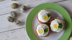 Slané veľkonočné cupcakes