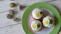 Slané veľkonočné cupcakes