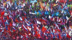 Déjà vu! Sprievod v Moskve pripomínal niekdajšie manifestácie