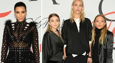Móda z CFDA Fashion: Odvážna tehuľka Kardashian, nočné mory Olsenové
