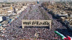 OBRAZOM: Desaťtisíce ľudí v Iráne, Iraku a Jordánsku vyšli do ulíc na podporu Palestínčanov