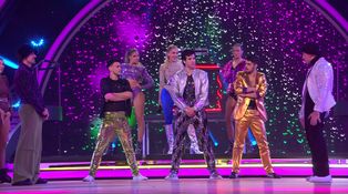 6. kolo: Gabriela Marcinková, Nela Pocisková a Kristián Baran (disko tanec)