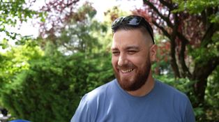 Martin Novák tri dni po operácii Martin Novák tri dni po operácii