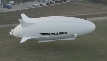 Najväčšia vzducholoď sveta Airlander 10 úspešne absolvovala prvý let