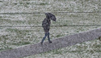 Aprílové počasie v celej svojej kráse. Sneží už aj neďaleko Bratislavy, pre severné okresy platia výstrahy