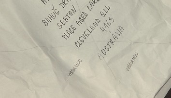 Poslali list do Austrálie, obálka sa im vrátila s pečiatkou "vyššia moc"