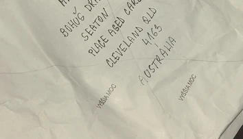 Poslali list do Austrálie, obálka sa im vrátila s pečiatkou "vyššia moc"