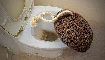 Žena bola zúfalá zo špinavého WC. Pomohla si kameňom, ktorý máte možno doma z dovolenky