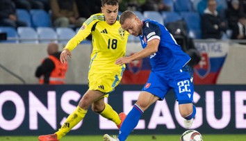 Slovensko sa vrátilo do zápasu a vďaka dvom gólom Strelca získalo v súboji so Švédskom bod