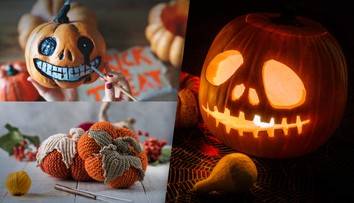 Tekvicové dekorácie. Zabavte sa pri vyrezávaní, maľovaní či háčkovaní tekvíc