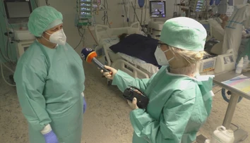Končia tu najťažšie covid prípady: Ukážeme vám deň na banskobystrickom áre