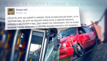 Youtuber, ktorý havaroval opitý, sa kajá. Všetkým posiela silný odkaz