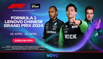 Formula 1 sa vracia do Číny. Vychutnajte si kompletný program Veľkej ceny na Voyo