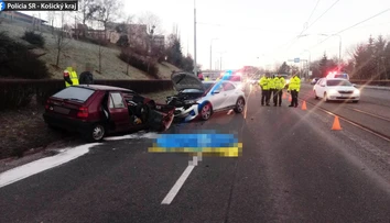 Tragická nehoda v Košiciach: Čelnú zrážku neprežil jeden vodič