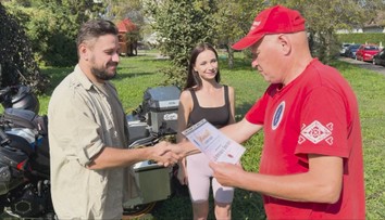 Na motorke prešli do Afriky a späť 15 krajín. Jazda páru z B. Bystrice sa dostala do knihy rekordov