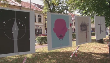 Umelci z celého sveta reagujú v Spišskej Novej Vsi na vraždu Jána Kuciaka a Martiny Kušnírovej