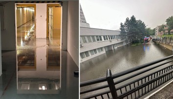 VIDEO: V ružinovskej nemocnici odstraňujú škody po potope. Pozrite si, ako to tam vyzeralo