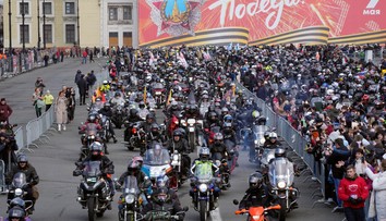 Noční vlci opäť vyrazili na motorkársku "vlasteneckú" jazdu z Moskvy do Berlína