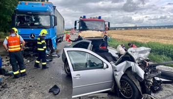 Nešťastie na ceste pri Topoľčanoch. Mladý vodič čelnú zrážku s kamiónom neprežil