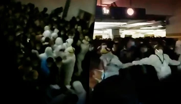 VIDEO: Na letisku v Šanghaji pre testovanie zavládol chaos. Televízia situáciu vykreslila úplne inak