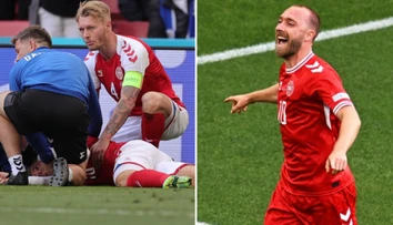 VIDEO: Naposledy bol päť minút mŕtvy, teraz ihneď skóroval. Symbol Dánov šokuje aj so strojčekom na srdci
