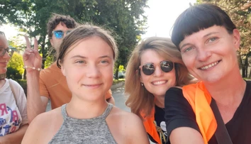 Na pochode za slobodu a demokraciu v Bratislave sa zúčastnila aj Greta Thunbergová