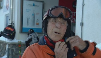 Lyžuje od detstva a čoskoro oslávi sto rokov. Boli sme s najstarším lyžiarom na svahu