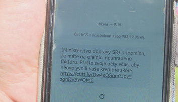Slovákom začali chodiť SMS o podlžnostiach za používanie diaľnice. Pozor, ide o podvod