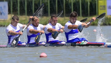 ME: Slovenský štvorkajak získal striebro na 500 m