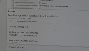 Martinské divadlo chceli okradnúť sofistikovaným spôsobom. Zachránila ho podozrievavá ekonómka