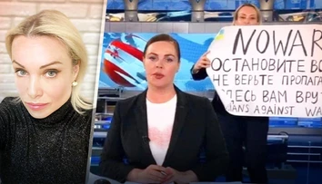 Ruská prokuratúra žiada pre novinárku, ktorá ukázala protivojnový plagát, deväť a pol roka väzenia