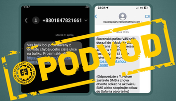 Pozor na falošné SMS. Podvodníci sa vydávajú za Slovenskú poštu, snažia sa získať údaje z platobnej karty
