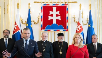 Do Prezidentského paláca prišli namiesto politických lídrov cirkevní hodnostári