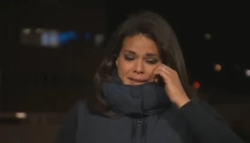 VIDEO: Reportérku počas živého vstupu premohli emócie. Upokojiť ju musela kolegyňa v štúdiu