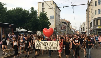 Bratislavou sa pochodovalo za Spravodlivosť pre Henryho