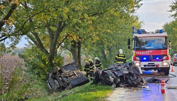 Hrozivo vyzerajúca nehoda v Trenčianskom kraji. Mladému vodičovi sa akoby zázrakom nič nestalo