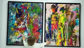 O jeho diela je veľký záujem. Dvojročný chlapec s prezývkou malý Picasso zaujal svetové galérie