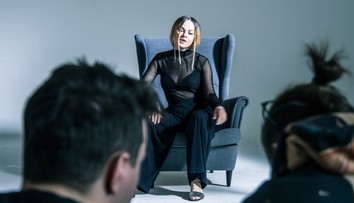 Exkluzívne zábery: Lina Mayer nakrúcala nový videoklip