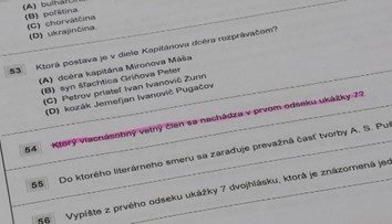 Podozrenie učiteľov sa potvrdilo, opäť došlo k zlyhaniu pri príprave maturitných testov