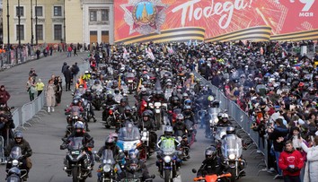 Noční vlci opäť vyrazili na motorkársku "vlasteneckú" jazdu z Moskvy do Berlína