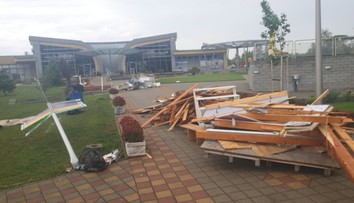 Areál kúpaliska v Podhájskej po smršti už stihli upratať. Zariadenie je pripravené na znovuotvorenie