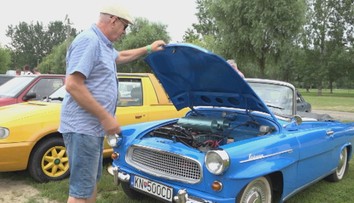 Takto to vyzeralo na zraze milovníkov historických škodoviek